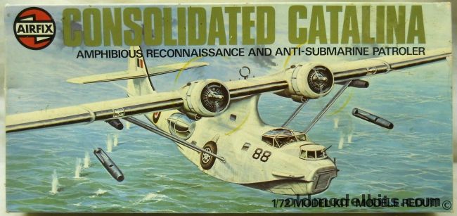 Airfix 1/72 Consolidated PBY-5A Catalina - Vickers Built Royal Canadian Air Force 1944, 05007-6 plastic model kit